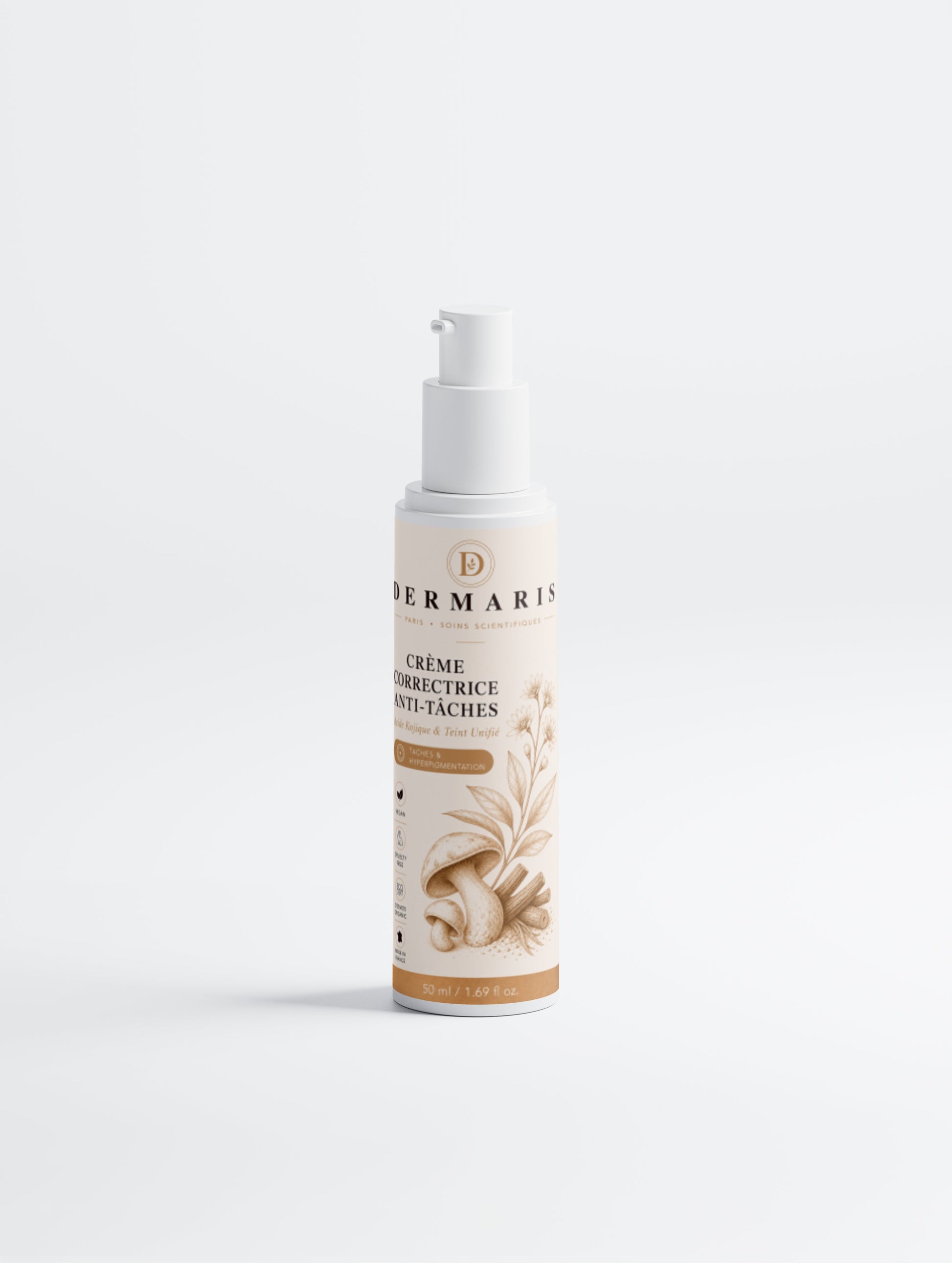 Crème anti-taches acide kojique vitamine C - texture ouverte