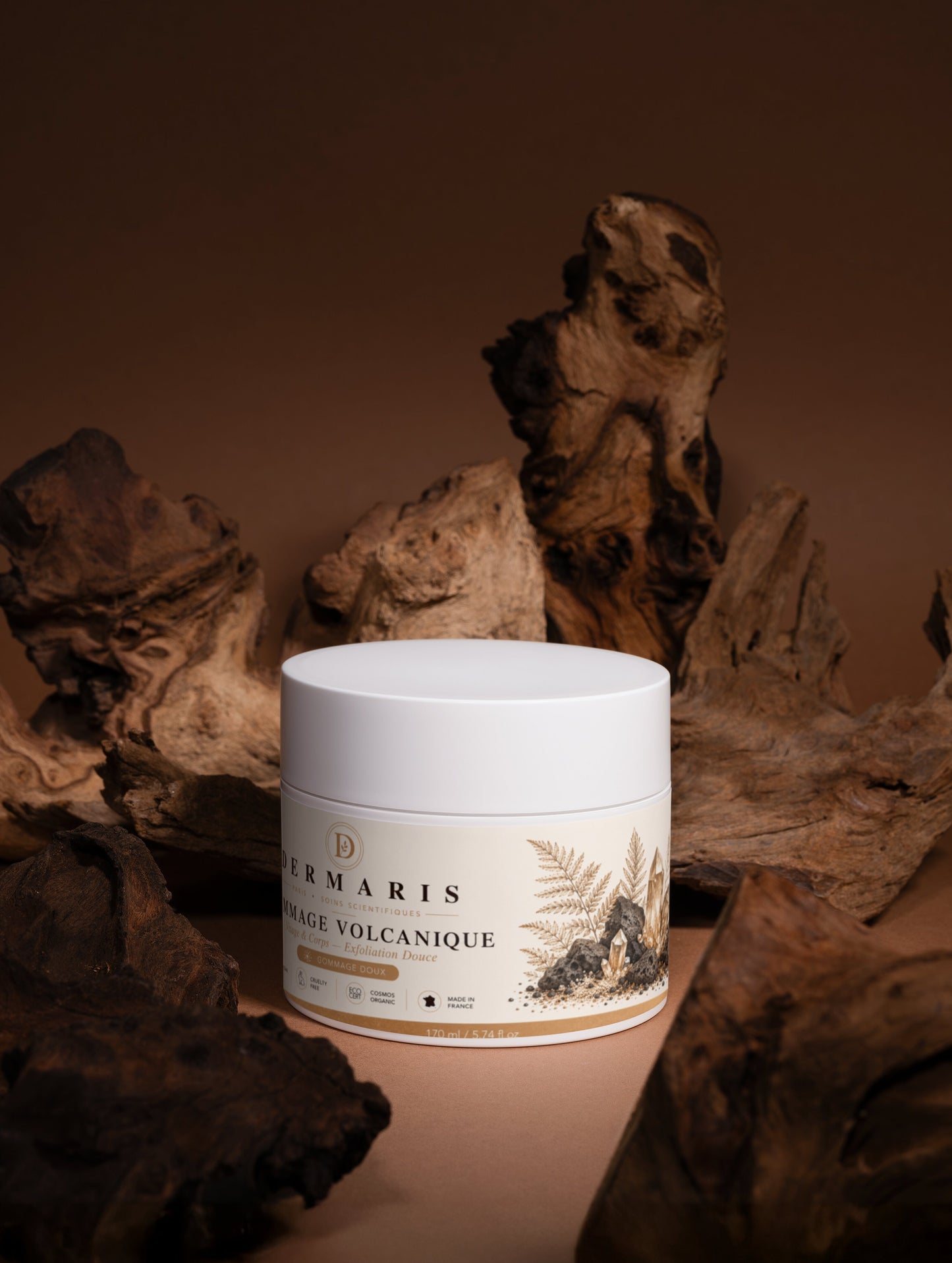 Gommage purifiant vegan corps visage - vue de profil