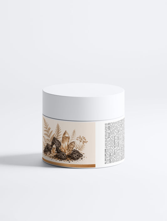 Gommage exfoliant volcanique argile blanche - texture granuleuse