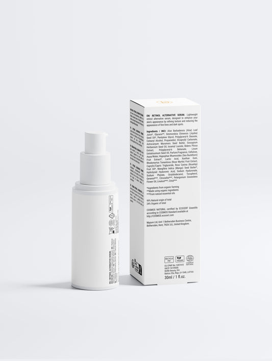 Sérum éclat bakuchiol anti-âge - texture pipette dorée